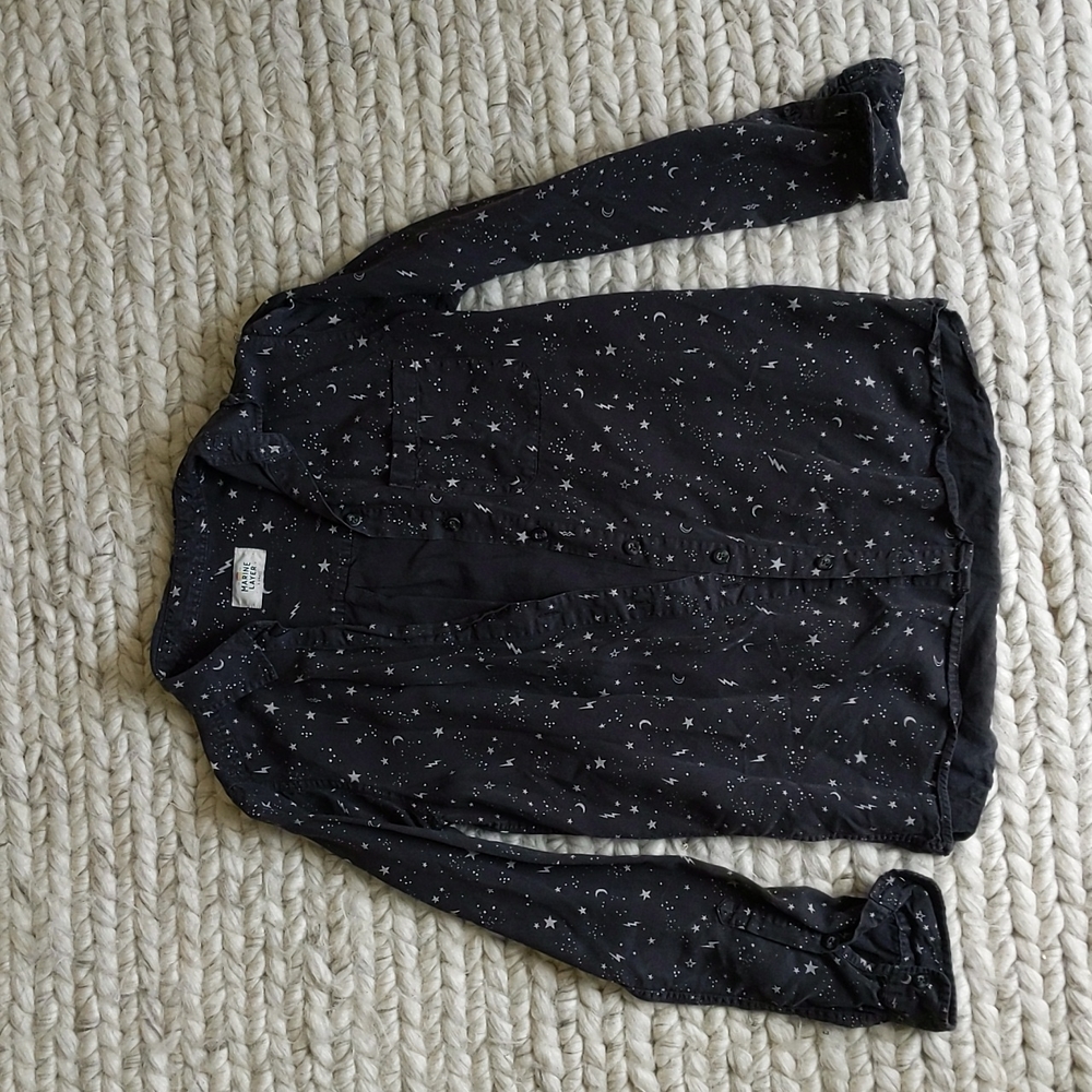 Marine Layer Starry Night Button Up Shirt - XS